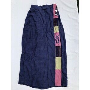 Faith Celia Forrester Vtg Skirt Women S Multicolor Maxi Patchwork Artsy Teacher